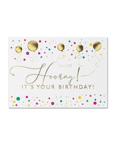 Hooray Its Your Birthday Cards - Pack of 25