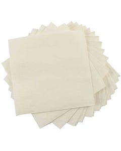 Ivory Lunch Napkins - Pack of 40