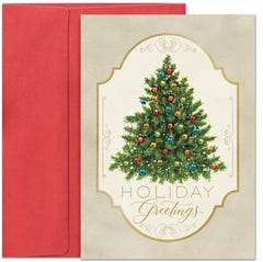 Elegant Ornament Christmas Cards - Pack of 18