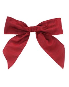Scarlet Dupioni 8 inches 50 pieces Bows