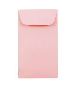 #6 Coin Envelopes (3 3/8 x 6) - Candy Pink