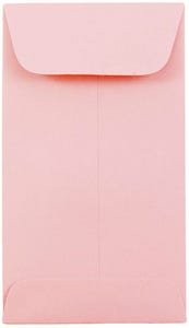 #6 Coin Envelopes (3 3/8 x 6) - Baby Candy Pink