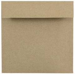 6 x 6 Square Envelopes - Brown Kraft Grocery Bag