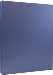Sapphire Blue Metallic 105lb 8 1/2 x 11 Cardstock
