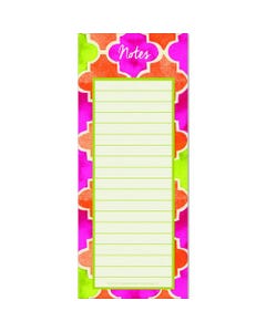Moroccan Sunrise Shopping List Pad with Magnet