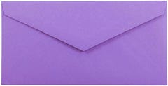 3 7/8 x 7 1/2 Monarch Envelopes - Violet Grape Purple