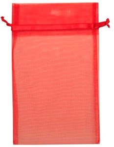 Red Sheer Bag - Large - 5.5 x 9