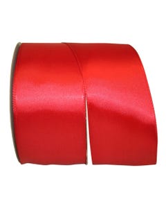 Candy Red 2 1/2 Inch x 50 Yards Satin Double Face Ribbon
