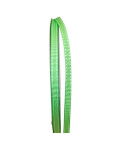 Lime Green Saddle Stitch 3/8 inches x 50 yards Grosgrain Ribbon