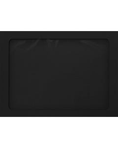 A7 Full Face Window Envelopes  with Peel & Seal - Midnight Black