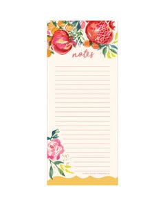 Pomegranate Shopping List Pad with Magnet