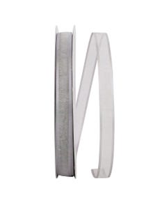 Silver 5/8 Inch x 100 Yards Sheer Ribbon