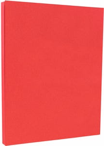Ruby Red Recycled 65lb 8.5 x 11 Cardstock