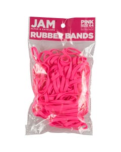 Pink Rubber Bands (Size 64)