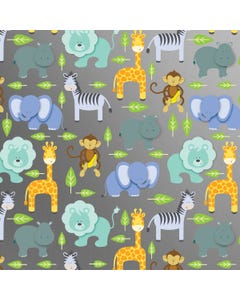 Zoo Animals Bulk Wrapping Paper - 834 Sq Ft