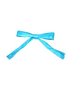 Turquoise 1/4 inch x 100 pieces Twist Tie Bows