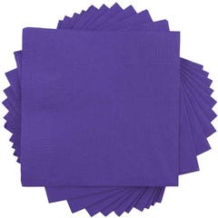 Purple 6 1/2 x 6 1/2 Lunch Napkins - 40 Pack