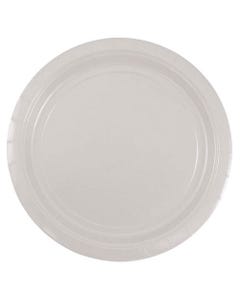 White Medium Paper Plates - Pack of 50