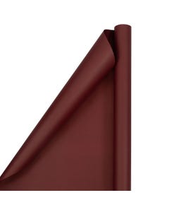 Burgundy 25 Sq Ft Matte Wrapping Paper