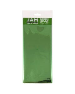 Green Mylar 3 Pack Tissue Paper