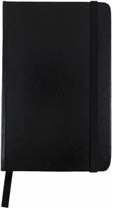 Black Small Notebook 3 3/4 x 5 5/8 100 Lined Pages