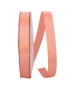 Light Coral 7/8 Inch x 100 Yards Satin Double Face Ribbon
