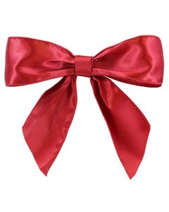 Scarlet Satin 8 inches 50 pieces Bows