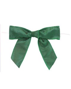 Emerald Green Dupioni 6 Inch x 50 Pieces Bows