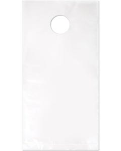 6 x 9 (Outer Dimension 6 x 12 + Hanger) LDPE Door Knob Bag - Clear - Pack of 100