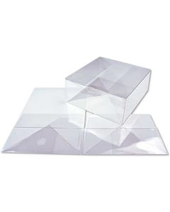 9 x 9 x 4 Clear Box with Pop & Lock Top - Clear - Pack of 25