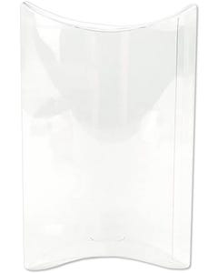 4 x 1 1/8 x 6 Pillow Box - Clear - Pack of 25