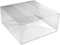 Clear Boxes with Pop and Lock Bottom - 8.13 x 8.13 x 3 - 25 Pack