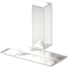 Clear Boxes with Pop and Lock Top - 1.63 x 1.63 x 5 - 25 Pack