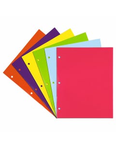 Assorted Fashion Glossy 3 Hole Punch Folders