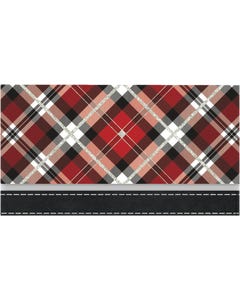 Currency Envelopes (3 1/2 x 8 1/2) (Pack of 4 with Envelopes) - Authentic Plaid