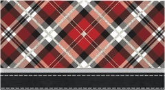 Currency Money Envelopes (3 1/2 x 8 1/2) (Pack of 4 with Envelopes) - Authentic Plaid