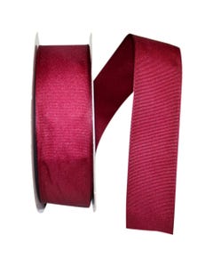 Wine Red Style 1 1/2 Inch x 50 Yards Grosgrain Ribbon