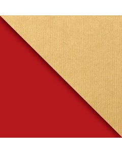 Kraft Red & Gold Double Sided Wrapping Paper Roll 417 ft x 24 in (834 sq ft)
