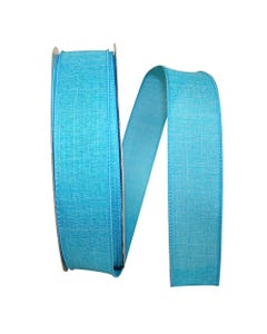 Turquoise Everyday 1 1/2 inch x 50 yards Linen Ribbon