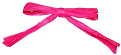 Azalea Pink Twist Tie Bows - 1/4 Inch - 100 Pack