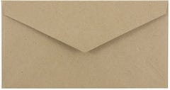 3 7/8 x 7 1/2 Monarch Envelopes - Brown Kraft Grocery Bag