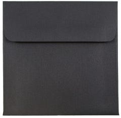 5 x 5 Square Envelopes - Black Linen