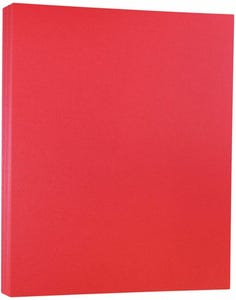 Jupiter Red Metallic 105lb 8.5 x 11 Cardstock