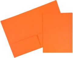Mandarin Orange 9 x 12 Matte Folders