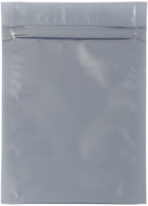 4 x 6 Open End Envelopes with Zip Lock - Clear Foil