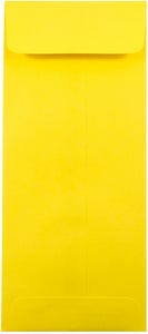 Yellow 24lb #11 Open End Envelopes (4 1/2 x 10 3/8)