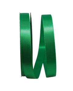 Emerald Green 7/8 Inch x 100 Yards Satin Double Face Ribbon