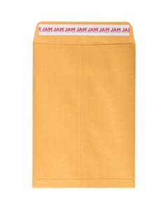 7 1/2 x 10 1/2 Open End Envelopes with Peel & Seal - Brown Kraft