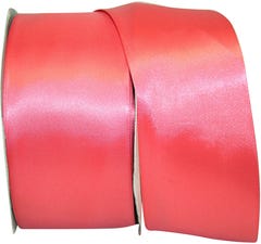 Watermelon Pink 2 1/2 Inch x 50 Yards Satin Double Face Ribbon