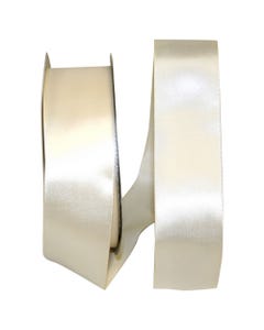 Ivory Deluxe 1 1/2 Inch x 50 Yards Satin Ribbon